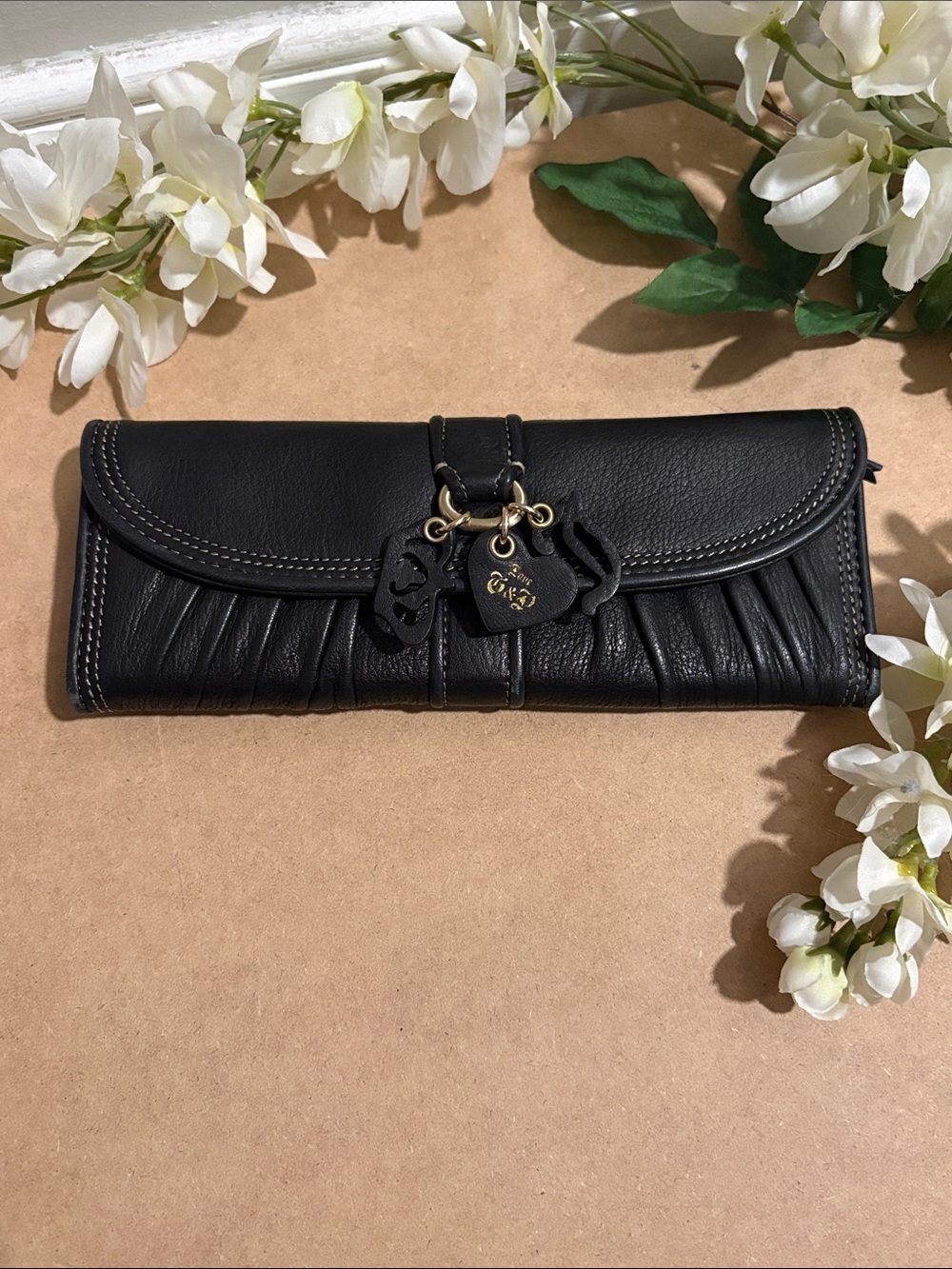 Vintage Y2K P&G Juicy Couture Long Black Wallet